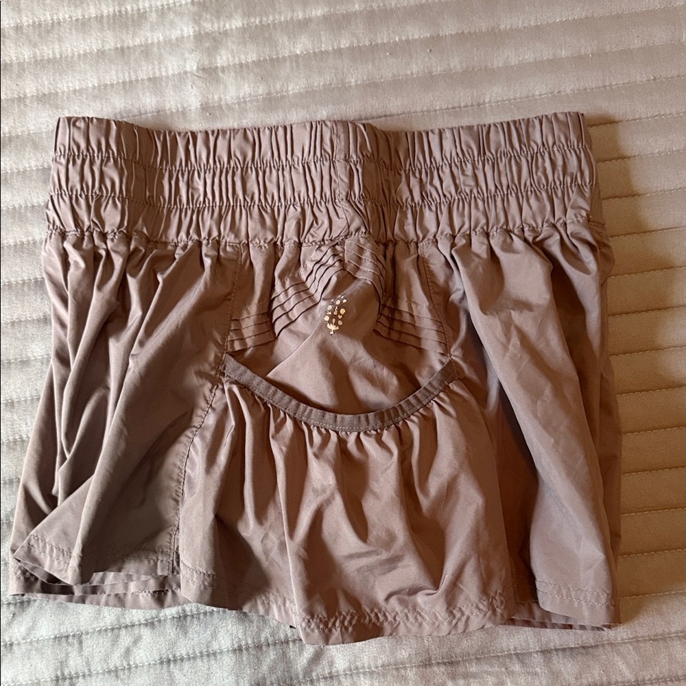 Free People Taupe Athletic Shorts